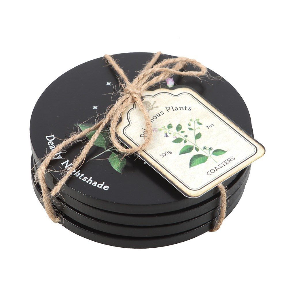 Something Different - Poisonous Plants Set Untersetzer Set - Mehrfarben